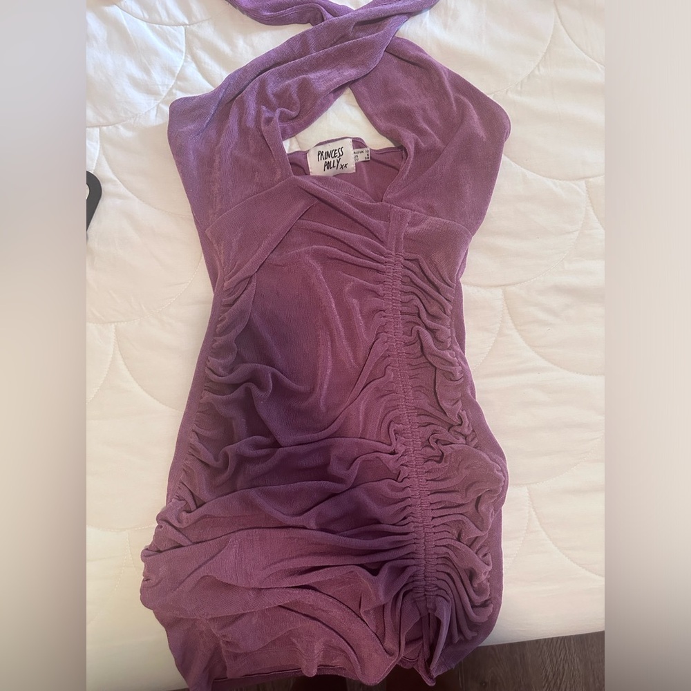 Princess polly purple halter dress